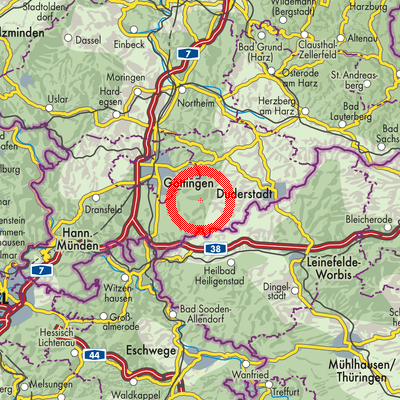 Landkarte Benniehausen