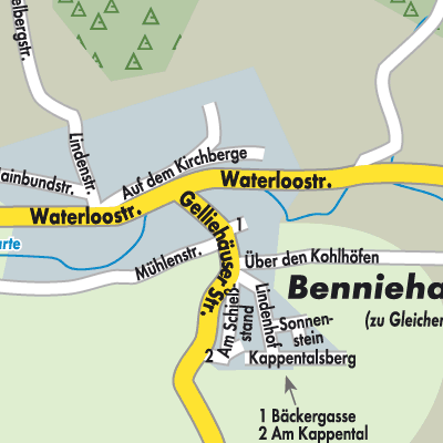 Stadtplan Benniehausen
