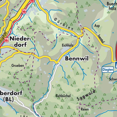 Übersichtsplan Bennwil