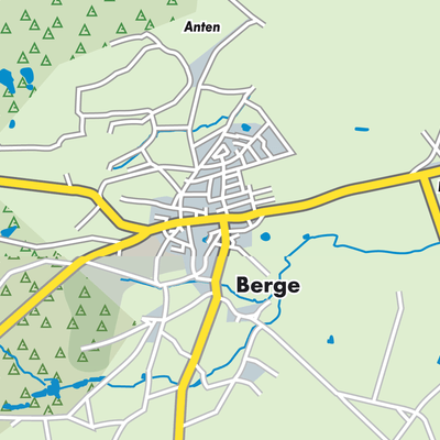 Berge - Stadtpläne und Landkarten