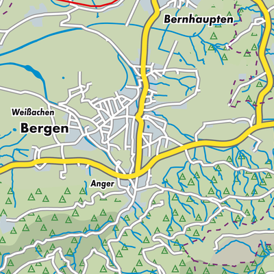 Übersichtsplan Bergen (VGem)