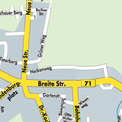 Stadtplan Bergen an der Dumme