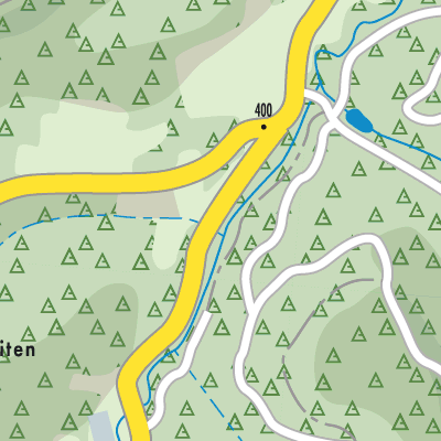 Stadtplan Bergern im Dunkelsteinerwald