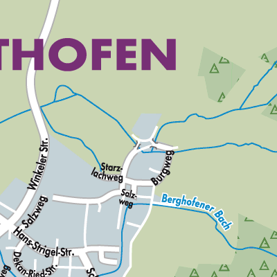 Stadtplan Berghofen