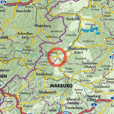 Landkarte Berghofen
