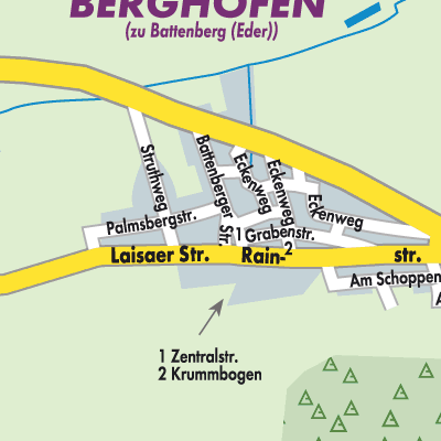 Stadtplan Berghofen