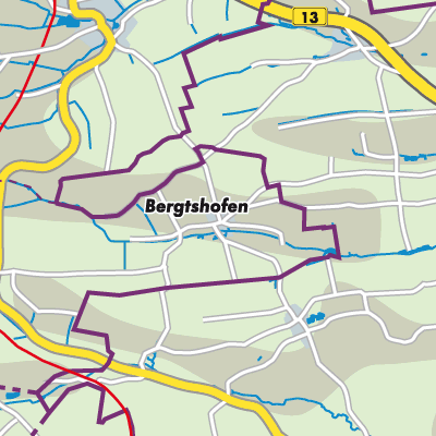 Übersichtsplan Bergtshofen