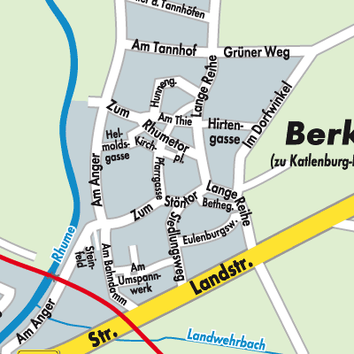 Stadtplan Berka