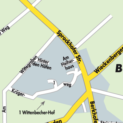 Stadtplan Berkhof