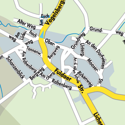 Stadtplan Bermuthshain