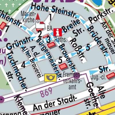 Bernau - Stadtpläne und Landkarten