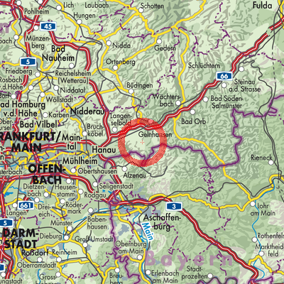 Landkarte Bernbach