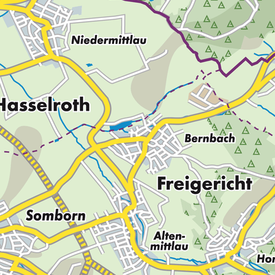 Übersichtsplan Bernbach