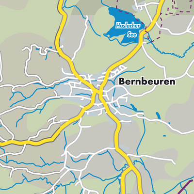 Übersichtsplan Bernbeuren