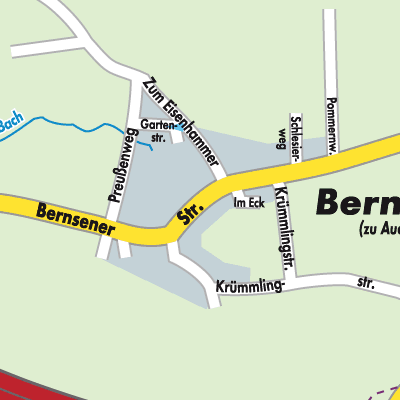 Stadtplan Bernsen