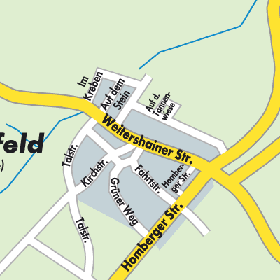 Stadtplan Bernsfeld