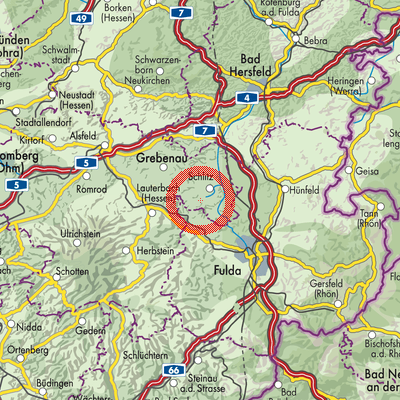Landkarte Bernshausen