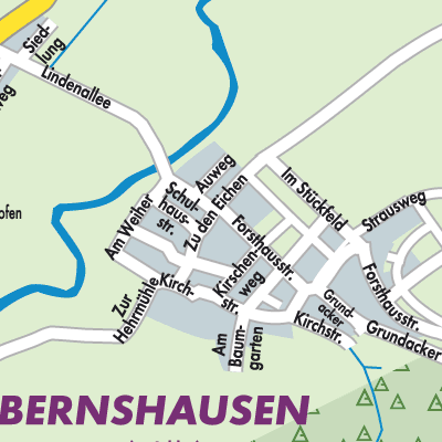 Stadtplan Bernshausen
