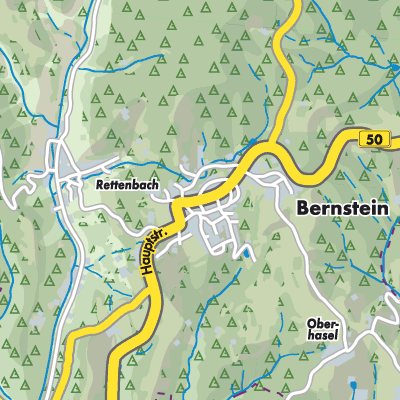 Bernstein - Stadtpläne und Landkarten