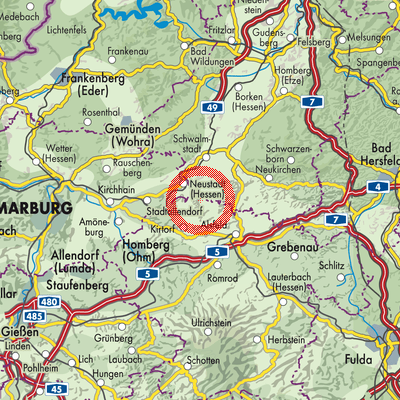 Landkarte Bersburg
