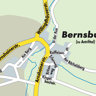 Stadtplan Bersburg