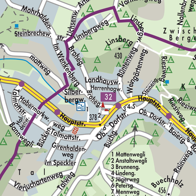 Stadtplan Bettingen