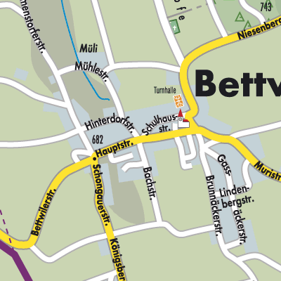 Stadtplan Bettwil