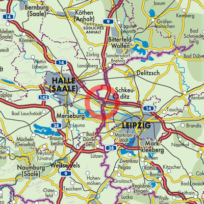 Landkarte Beuditz