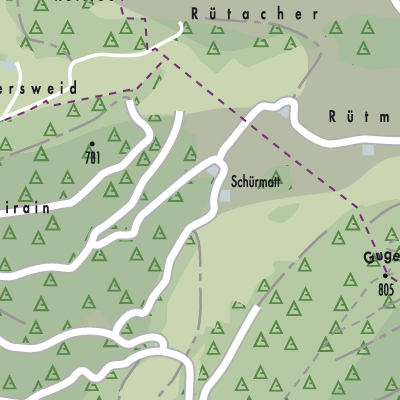 Stadtplan Bezirk Gösgen