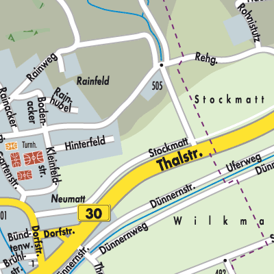 Stadtplan Bezirk Thal