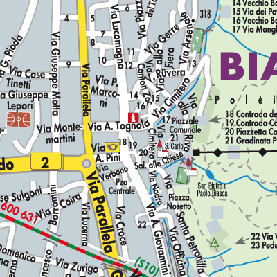 Stadtplan Biasca