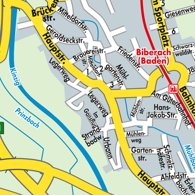 Stadtplan Biberach