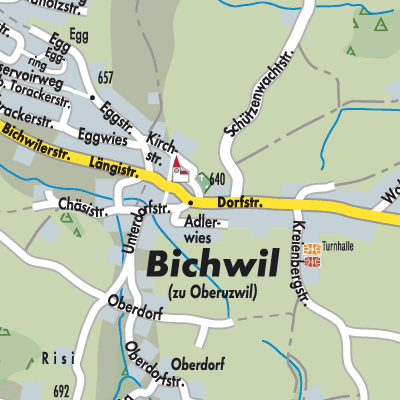 Stadtplan Bichwil