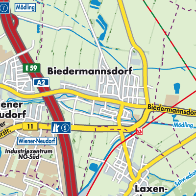 Übersichtsplan Biedermannsdorf