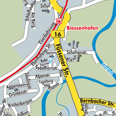 Stadtplan Biessenhofen (VGem)