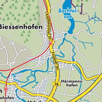 Übersichtsplan Biessenhofen (VGem)