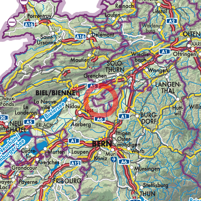 Landkarte Biezwil