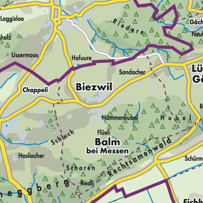 Übersichtsplan Biezwil