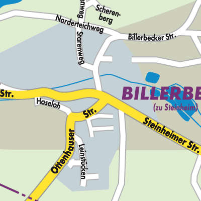 Stadtplan Billerbeck