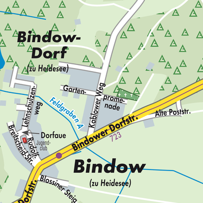 Stadtplan Bindow