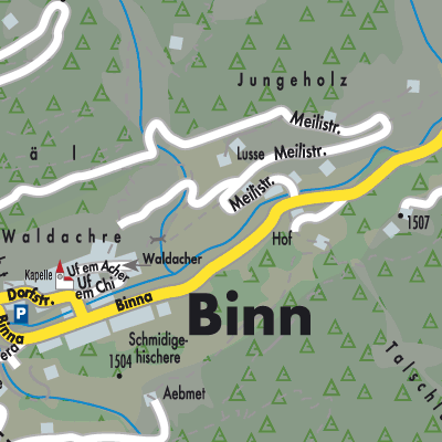 Stadtplan Binn