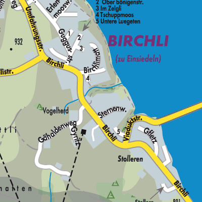 Stadtplan Birchli