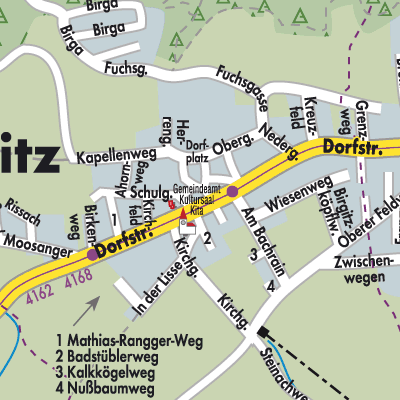 Stadtplan Birgitz