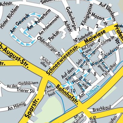 Stadtplan Birkenfeld