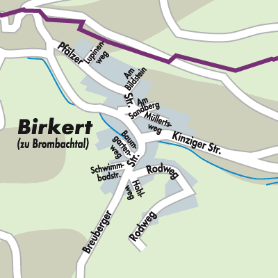 Stadtplan Birkert