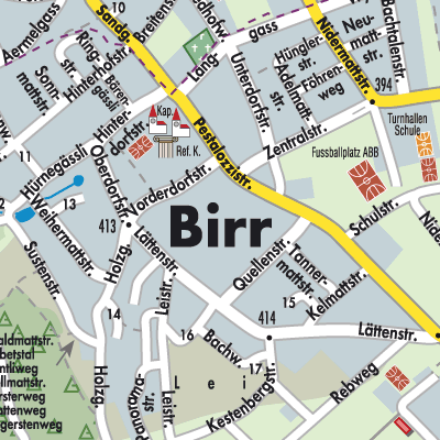 Stadtplan Birr