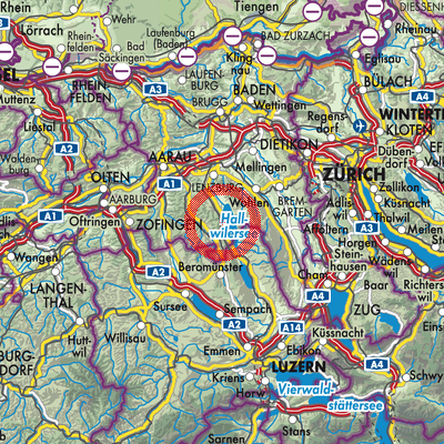 Landkarte Birrwil