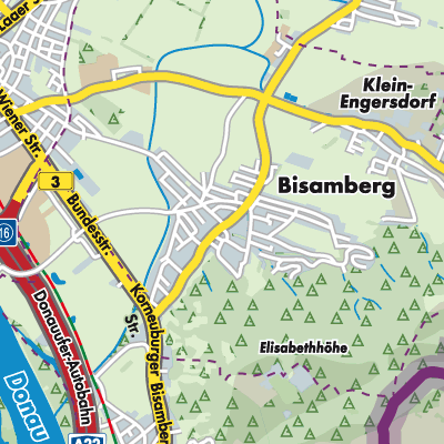 Übersichtsplan Bisamberg