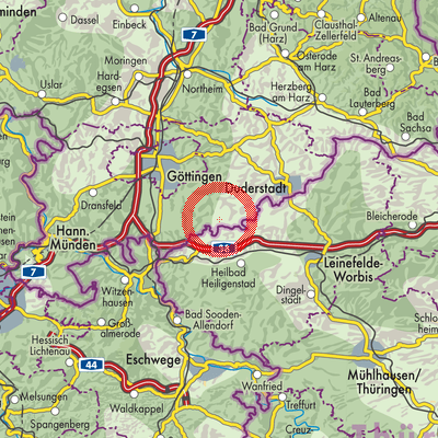 Landkarte Bischhausen