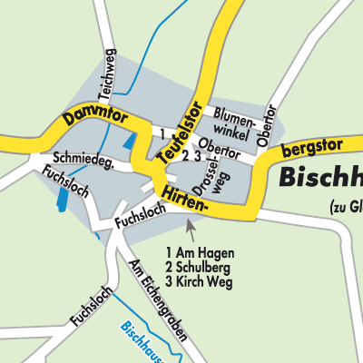 Stadtplan Bischhausen